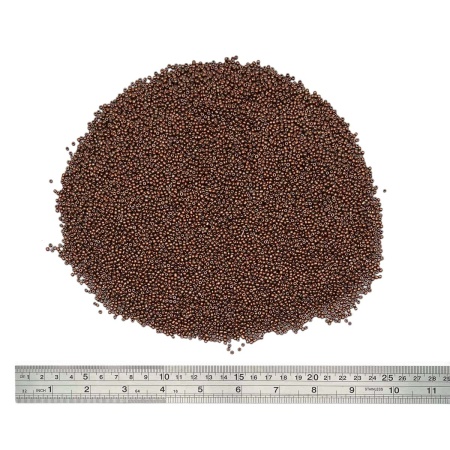 Бисер 11/0, 500 г., Astra&Craft (М904 коричневый/непрозрачный, матовый)