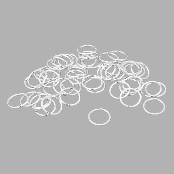 4AR247/248/249 Кольцо соединительное 0,9*10мм, 50шт/упак, Astra&Craft (Серебро)