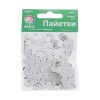 Пайетки плоские, 6 мм, упак./10 гр., Astra&Craft (1 серебро)