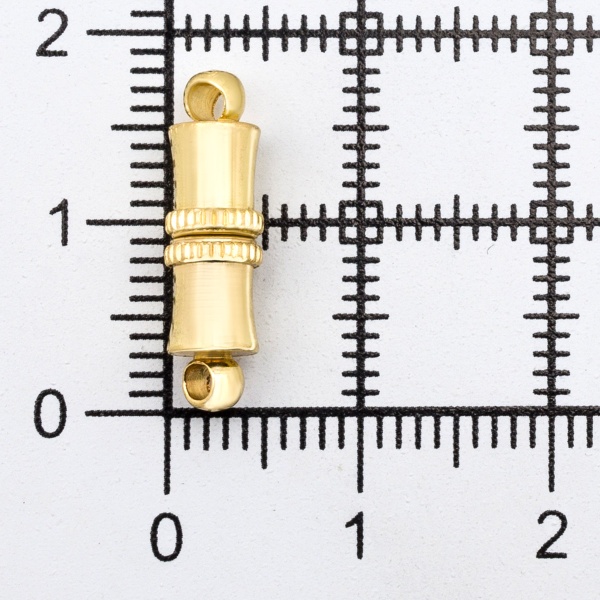 Замок магнитный для бижутерии, 5*16мм, 2 шт/уп Astra&Craft (золото)