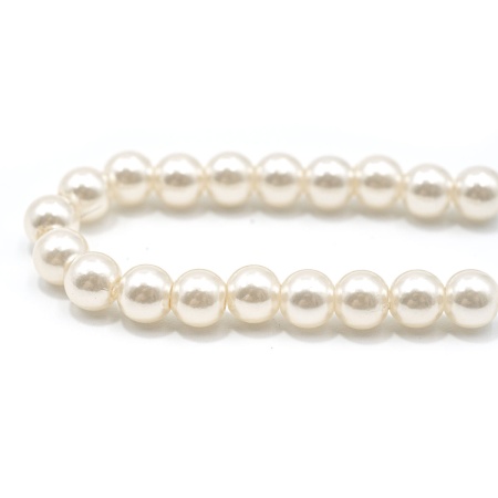 Бусины пластиковые, 'жемчуг', цветные, круглые, 6мм, 25гр, Astra&Craft (003 NL телесный)