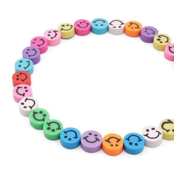 Бусины из полимерной глины 'Смайлики' 10мм 20г, Astra&Craft