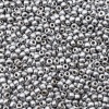 Бисер, (стекло), 11/0, упак./20 гр., Astra&Craft (M911 серебро/непрозрачный, матовый)