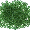 Бисер Astra&Craft 6/0, 15г (7B зеленый/прозрачный)