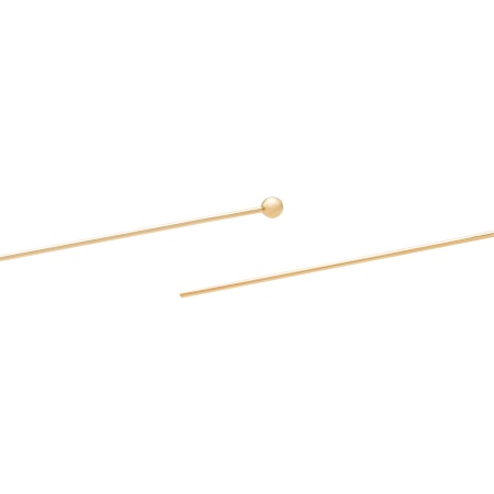 FIN2274 Штифты с круглой головкой, 0,5*50mm, 50 (+/-5)шт/упак, Astra&Craft (золото)