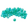 1301138 Бусины стеклянные 'Кракле' 8мм, упак/46шт., Astra&Craft (SY 29 градиент голубой/зеленый)