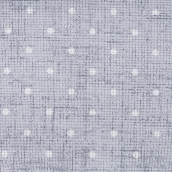 Рогожка набивная рис 30153 вид 2 'Горошек на льне', 50*50см, Astra&Craft