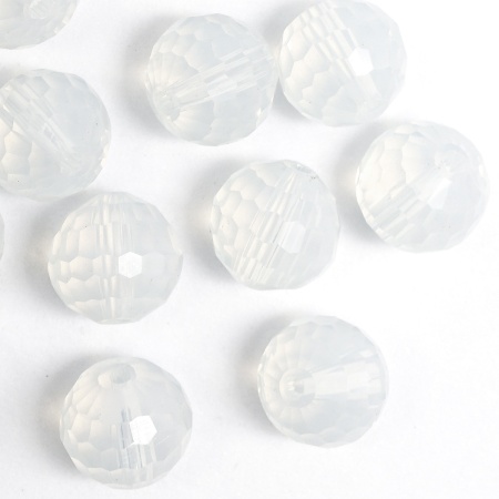 Z-490 Бусины стеклянные, 10 мм, упак./16 шт., Astra&Craft (802 прозрачный)