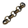 7039 Цепь, 10см, размер звена 18х18мм (латунь)