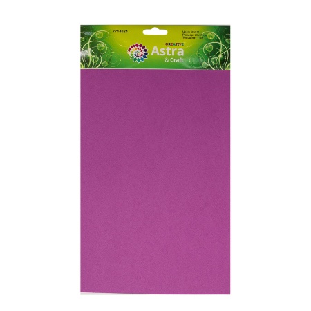 Фоамиран EVA-1010, 10 шт, 20х30 см, 1 мм., Astra&Craft (BK011 розовый)