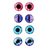 Глазки для игрушек стеклянные, диаметр 12мм, 4 дизайна, набор 8 шт, Astra&Craft
