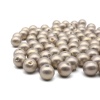 Бусины пластиковые, 'жемчуг' с покрытием АВ, цветные, круглые, 8мм, 25гр, Astra&Craft (37 серебро)