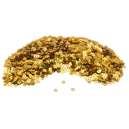 Пайетки плоские, 3 мм, упак./10 гр., Astra&Craft (A1 золото)