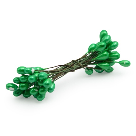 AR561 Тычинки для искусственных цветов 0,5*6см, вес 10гр. (12 зеленый)