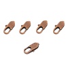 4AR237 Замок для бус карабин, 12мм, 5шт/упак, Astra&Craft (Медь)