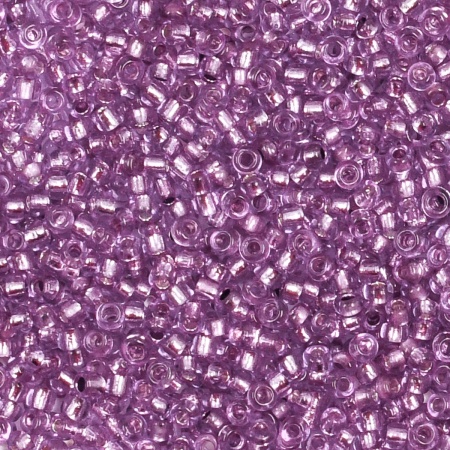 Бисер, (стекло), 11/0, упак./20 гр., Astra&Craft (1094 сиреневый/прозрачный)