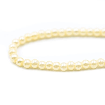 Бусины пластиковые, 'жемчуг', цветные, круглые, 3мм, 20гр, Astra&Craft (005 NL бежевый)