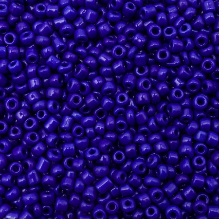 Бисер, (стекло), 11/0, упак./20 гр., Astra&Craft (48 синий/непрозрачный)