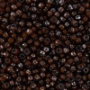 Бисер, (стекло), 11/0, упак./20 гр., Astra&Craft (309 коричневый/прозрачный с цветным центром, глянцевый)