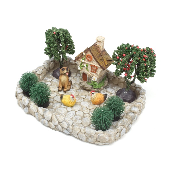 Набор миниатюр 'Дворик с животными'