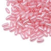 4AR293/294 Бусины пластиковые, 'жемчуг', цветные, рис, 3*6мм, 15гр, Astra&Craft (розовый)