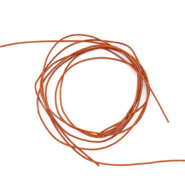 КЯ013НН1 Канитель металлизированная Ярко-рыжий 1 мм 5 гр. +/- 0,1 гр.