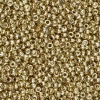 Бисер, (стекло), 11/0, упак./20 гр., Astra&Craft (1113 св. золотой/глянцевое покрытие)