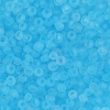 Бисер, (стекло), 11/0, упак./20 гр., Astra&Craft (М3 голубой/прозрачный, матовый)