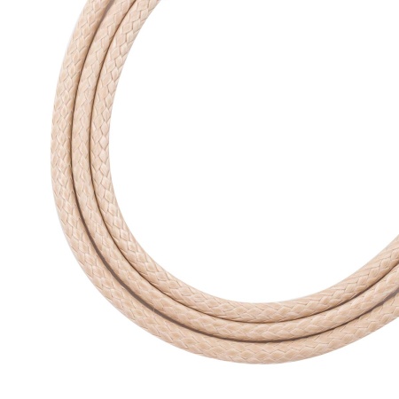 4AR343 Шнур вощеный с замком, 2мм, 45см. Astra&Craft (75 бежевый)
