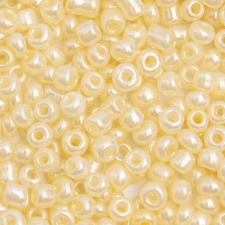 Бисер, (стекло), 11/0, упак./20 гр., Astra&Craft (142 св.бежевый/жемчужный)