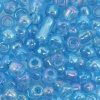 Бисер Astra&Craft 6/0, 15г (163 св.голубой/прозр.радужный)