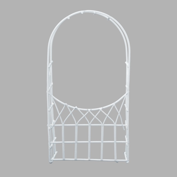 KB8901-IV Металлическая арка, белая 7,8*3,8*14,8см Astra&Craft