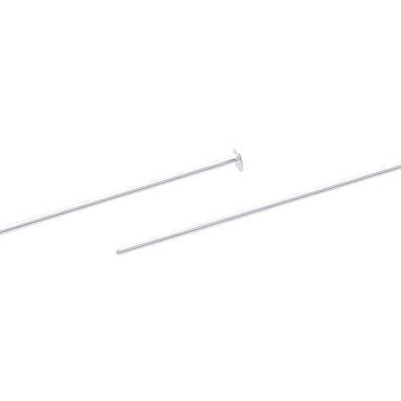 Штифты с плоской головкой 45мм, 50 (+/-5)шт/упак, Astra&Craft (серебро)