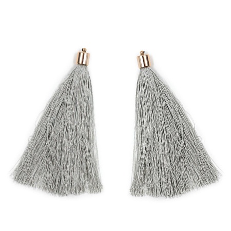 Декоративные кисти 9,5 см, 2 шт. Astra&Craft (6933(B343) серебро)