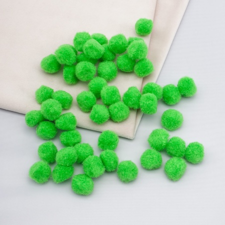 Помпоны декоративные 20мм, 50шт/упак, Astra&Craft (PA-008 зеленый)