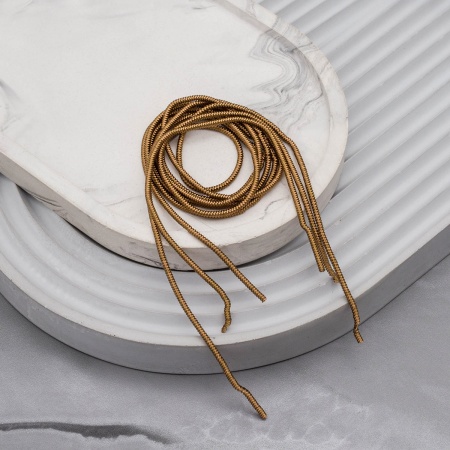 ТЗ007НН1 Трунцал зигзаг Бронза 1,5 мм 5 гр. +/- 0,1 гр.