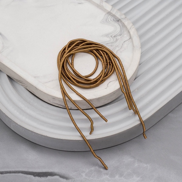 ТЗ007НН1 Трунцал зигзаг Бронза 1,5 мм 5 гр. +/- 0,1 гр.