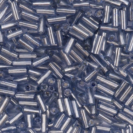 Стеклярус, (стекло), 5 мм, упак./20 гр., Astra&Craft (36 серо-лавандовый)