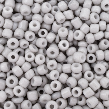 Бисер, (стекло), 11/0, упак./20 гр., Astra&Craft (M910 серый/непрозрачный, матовый)