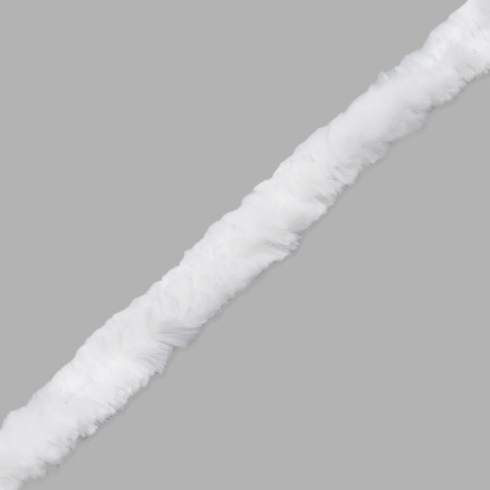 Синель для брошей 5мм*1м, микрополиэстер, Astra&Craft (белый)