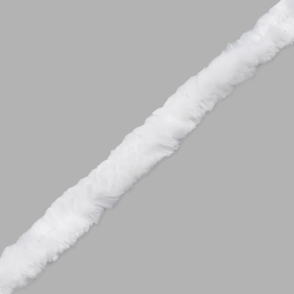 Синель для брошей 5мм*1м, микрополиэстер, Astra&Craft (белый)