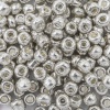 Бисер Astra&Craft 6/0, 15г (1109 серебро/глянц.покрытие)