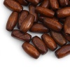 WDB0013 Бусины деревянные, кофейные, овальные, 15*7мм, 23гр, 70шт/упак, Astra&Craft