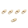 4AR236 Замок для бус карабин, 10мм, 5шт/упак, Astra&Craft (Золото)