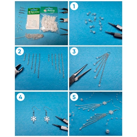 OTH1523 Основа 'Крючок простой', 15мм, 4шт/уп (серебро)