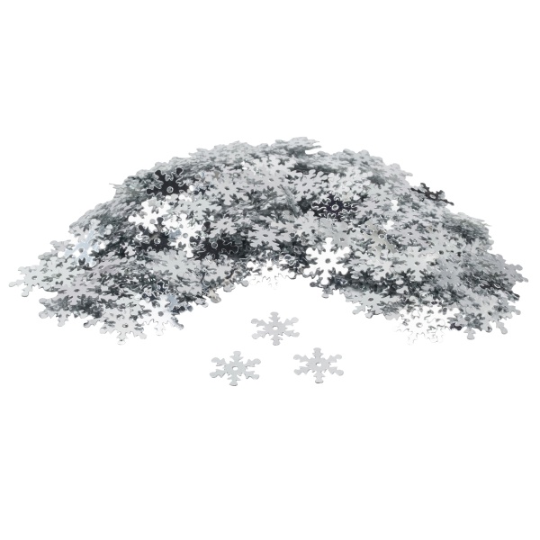 Пайетки 'снежинки' 13мм, Astra&Craft 10г (1 серебро)