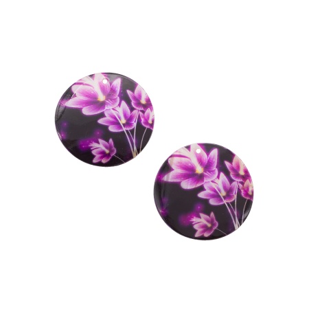 Декоративная подвеска 'Круг', 45 мм, упак./2 шт., Astra&Craft (45-29)