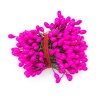 AR561 Тычинки для искусственных цветов 0,5*6см (вес 50гр +/-3 гр) 125шт/упак (15 фуксия)