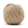 76287 Шпагат джутовый 2-х ниточный 560 текс, кач. СВ, 0,6 мм*100 м, 50 гр (+/- 5 гр), цв. натуральный