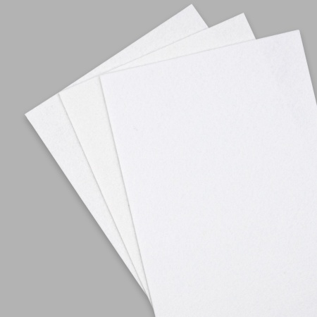 Фетр листовой жесткий, 3.0мм, 20х30см, 3шт/упак Astra&Craft (AF827 белый)